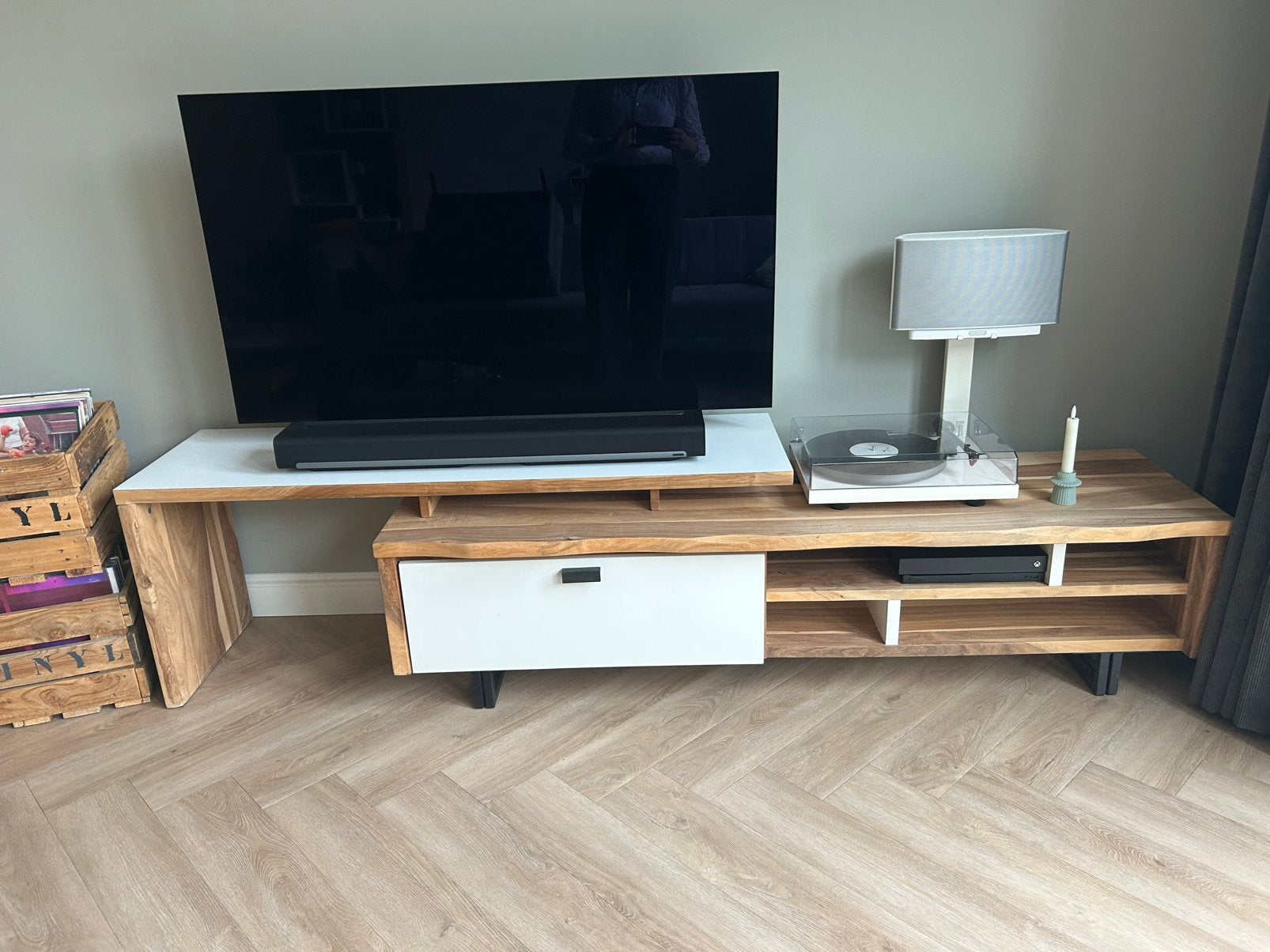 KOOPJE! Xooon tv meubel nette staat!, Ophalen, 150 tot 200 cm, Zo goed als nieuw, Minder dan 100 cm