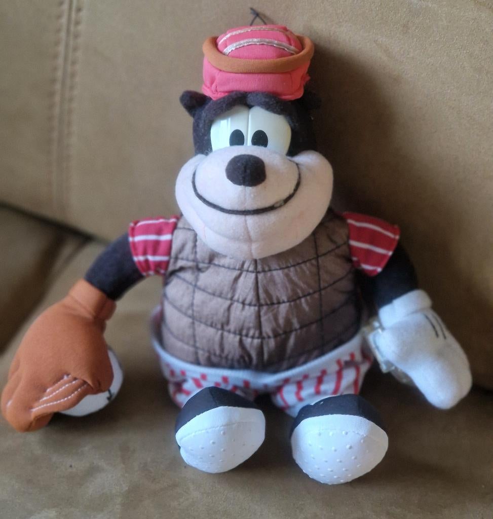 knuffel Boris Boef van Disney's Mickey Mouse -Pinstripe Pete, Verzamelen, Ophalen, Zo goed als nieuw