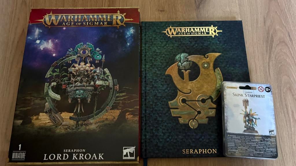 Warhammer Seraphon age of sigmar, Ophalen of Verzenden, Zo goed als nieuw, Warhammer