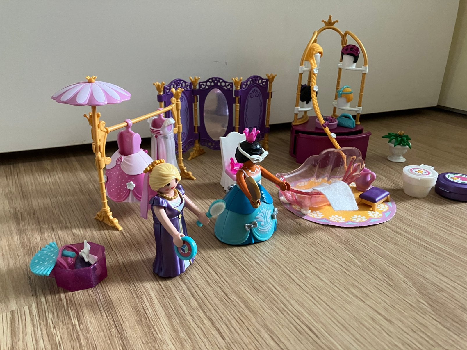 Playmobil 9158 - Fairy Tales Prinsessenkleedkamer, Ophalen, Complete set, Zo goed als nieuw, Princess