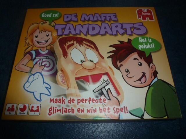 NIEUW het spel DE MAFFE TANDARTS, Een of twee spelers, Ophalen of Verzenden, Nieuw, Jumbo