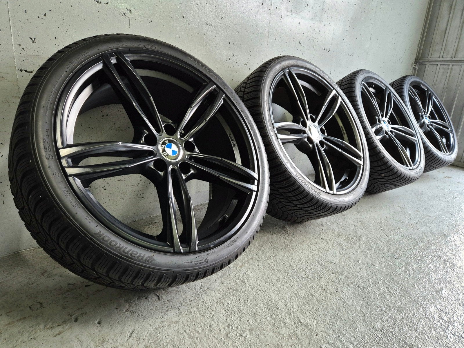 5x120 / 20inch BMW 5 SERIE WINTERSET 8mm 255 35 20 hankook, Ophalen, 255 mm, Banden en Velgen, Winterbanden