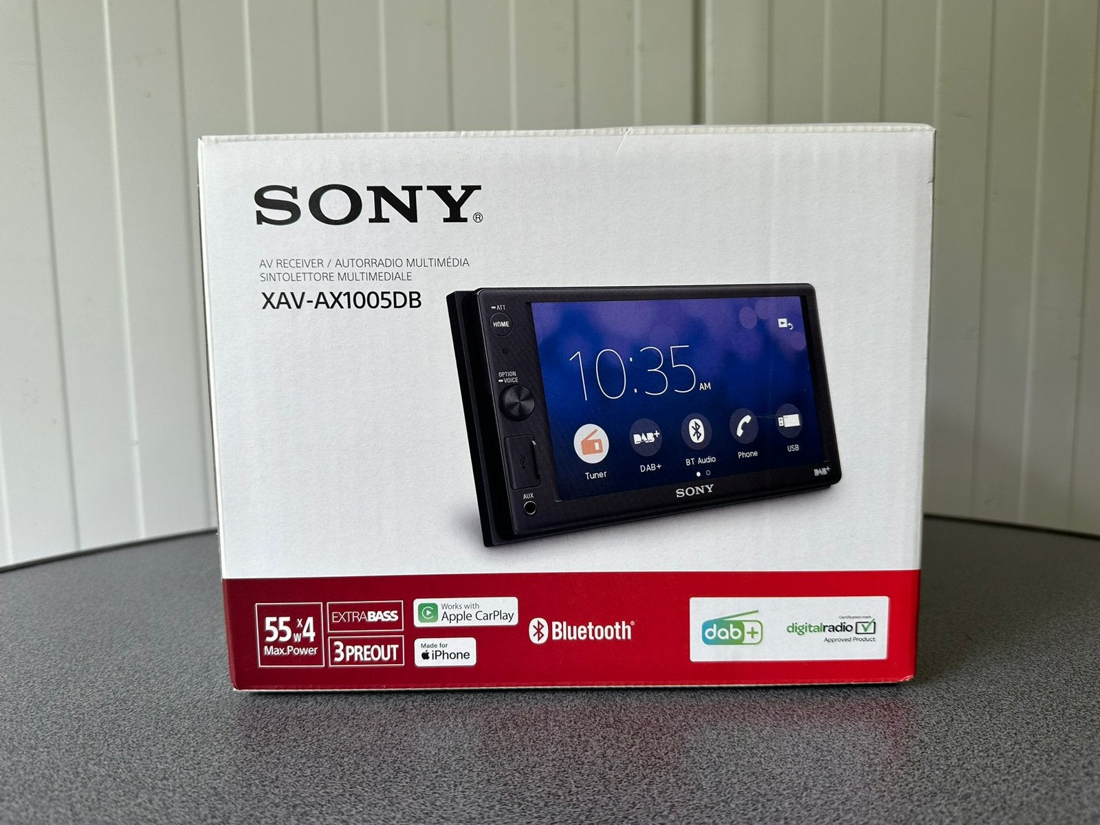 Sony XAV-AX1005DB - Autoradio dubbeldin - Apple CarPlay, Ophalen of Verzenden, Nieuw