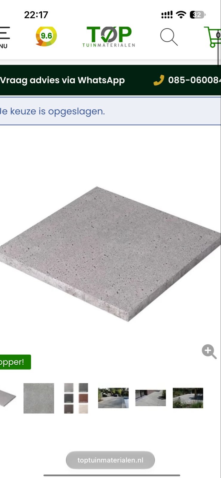 Beton terrastegels / schellevis 80x80x5, Ophalen, Gebruikt, Klinkers, 10 m² of meer