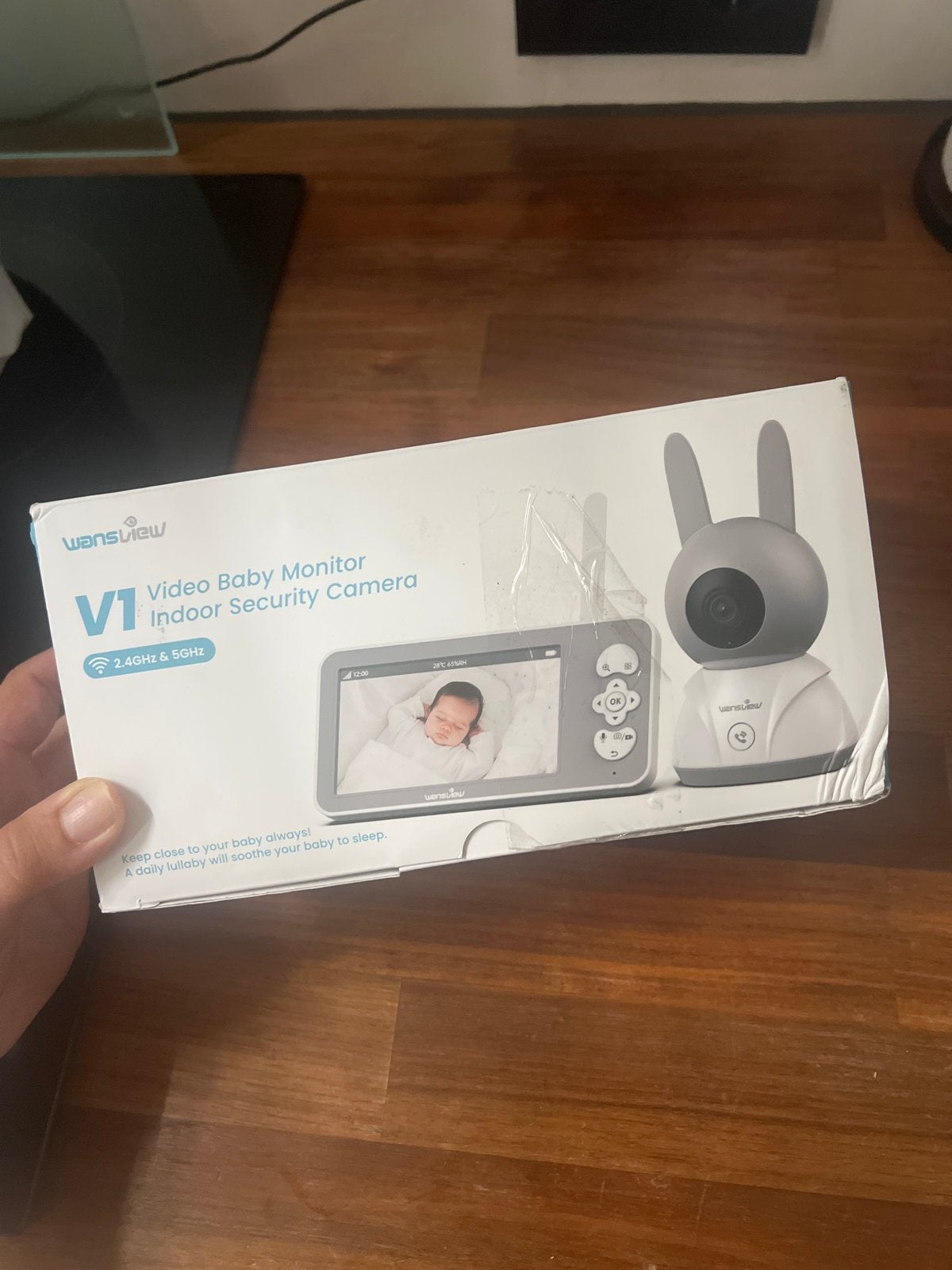 Wansview V1 Video Babyfoon met Camera en SmartCare, Ophalen of Verzenden, Nieuw, 250 meter of meer, Camera