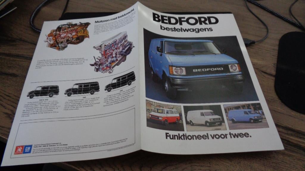 Folder BEDFORD  BESTELWAGENS, Verzenden, Nieuw, Overige merken