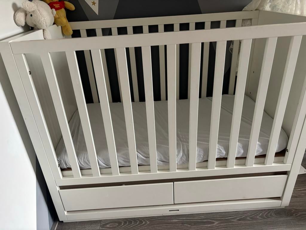 Wit ledikant kidsmill met lades, Kinderen en Baby's, Boxen, Ophalen, Gebruikt