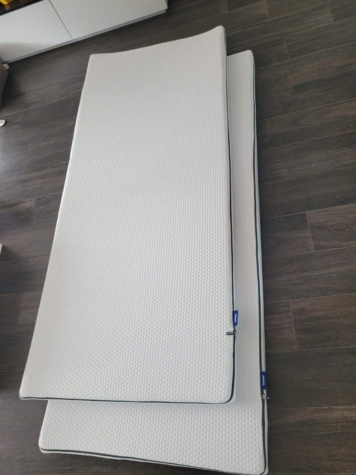 2x Emma matras topper 90 x 210 cm, Ophalen, 90 cm, Eenpersoons, 210 cm