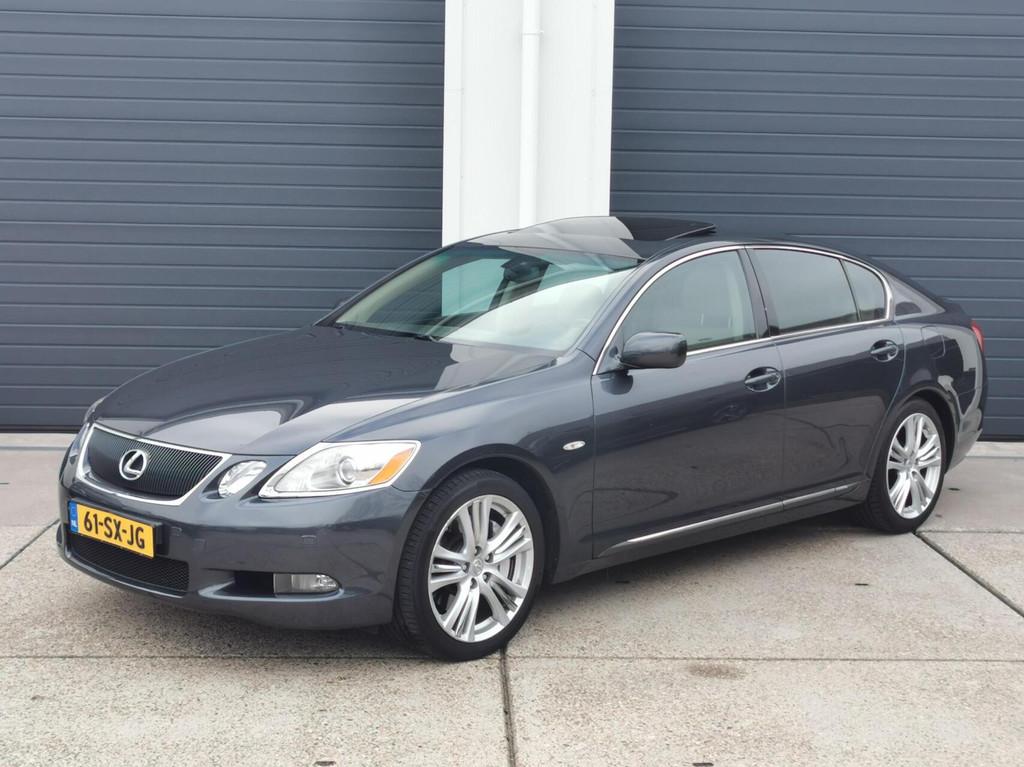 Lexus GS 450h President, Auto's, Automatische klimaatregeling, Achterwielaandrijving, Gebruikt, Beige