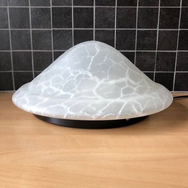 Plafondlamp, plafonnière, wandlamp, vintage, jr 70/80, Ophalen of Verzenden, Zo goed als nieuw, Glas