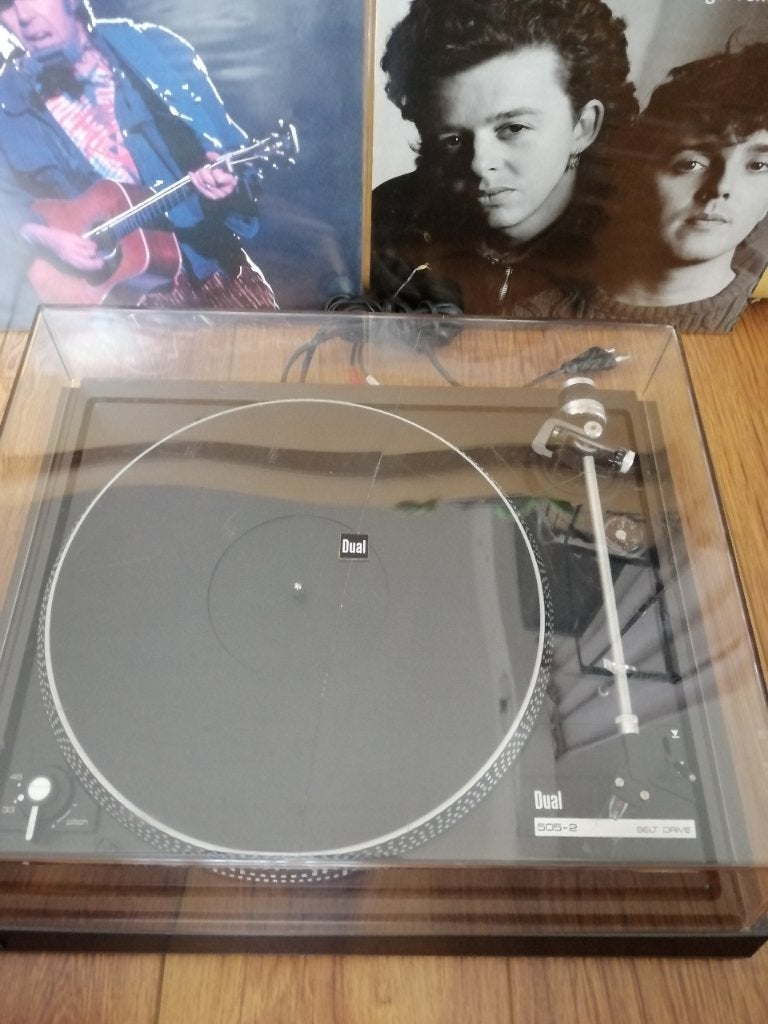 Dual CS-505-2 platenspeler cs 505 vinyl phono Ortofon OM, Gebruikt, Automatisch, Ophalen of Verzenden, Platenspeler