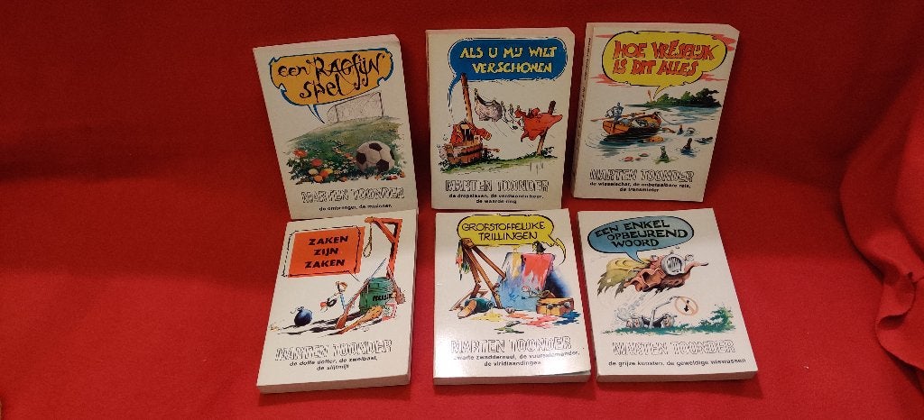 Set van 6x Marten Toonder Heer Bommel pockets ZGAN br. 15 cm, Boeken, Stripboeken, Marten Toonder, Ophalen of Verzenden, Zo goed als nieuw