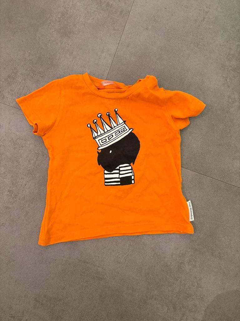 Koningsdag shirtje, Ophalen of Verzenden, Zo goed als nieuw, Jongetje, Shirtje of Longsleeve