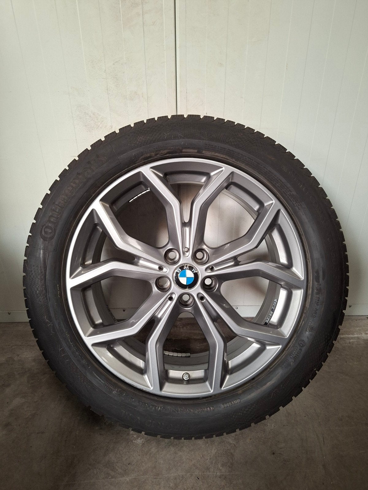 19' BMW X3 G01 X4 G02 Styling 694 met winterbanden 8mm, 19 inch, 245 mm, Banden en Velgen, Personenwagen