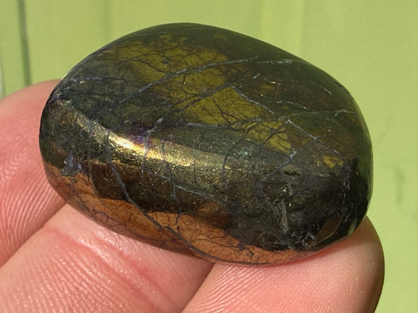 Chalcopyriet uit Peru broekzaksteen mineralen, Ophalen of Verzenden, Mineraal