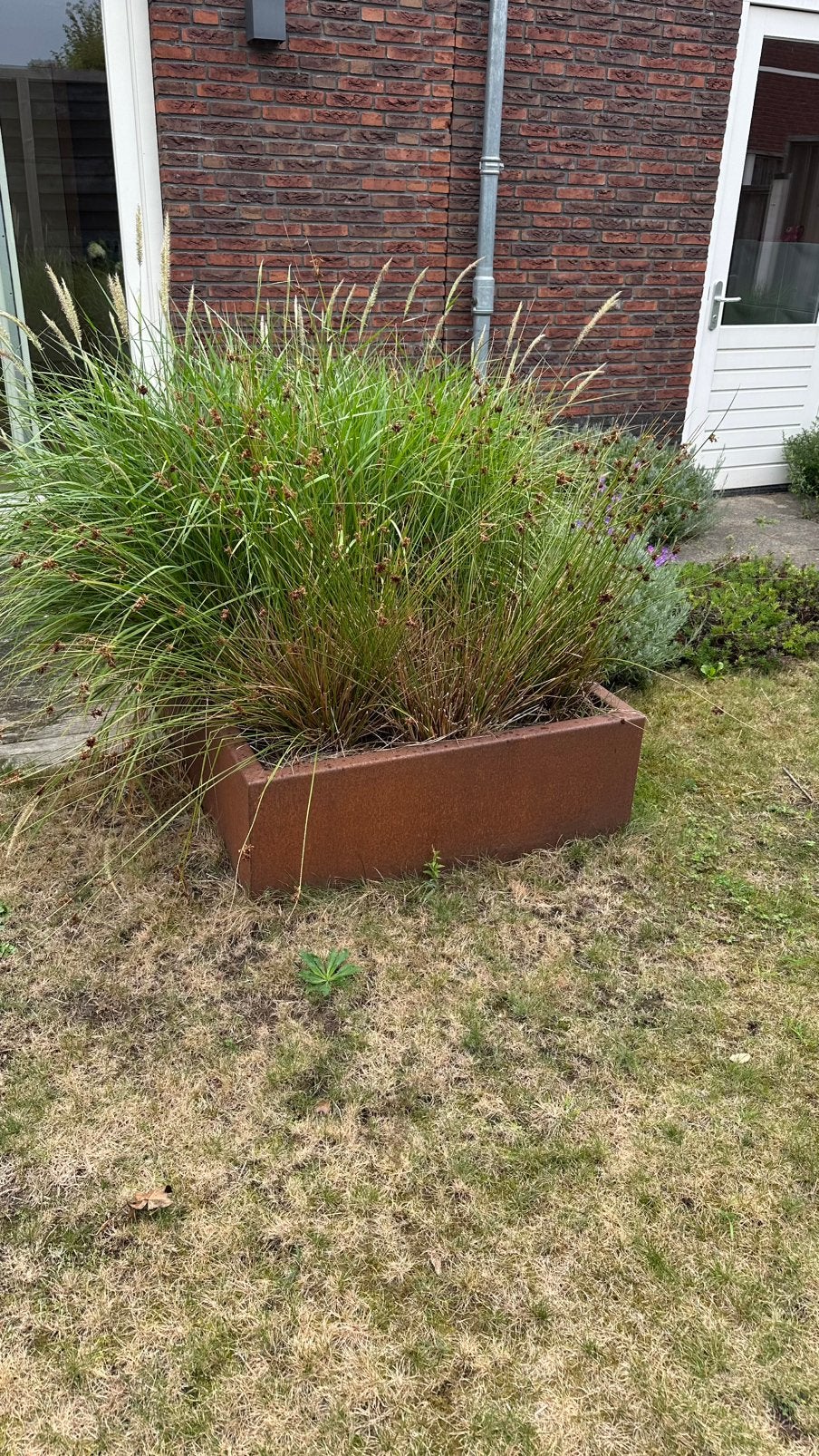Cortenstaal plantenbak, Tuin en Terras, Bloembakken en Plantenbakken, Ophalen, Zo goed als nieuw, Metaal
