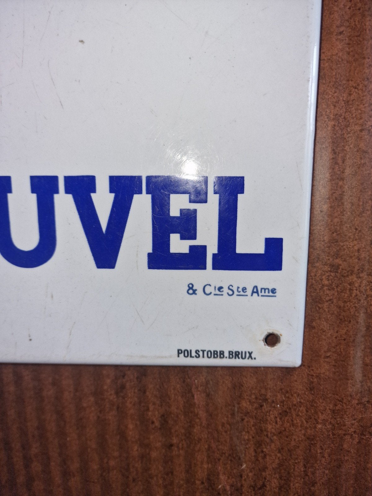 ekla van den heuvel bier 1933, Ophalen, Gebruikt, Reclamebord
