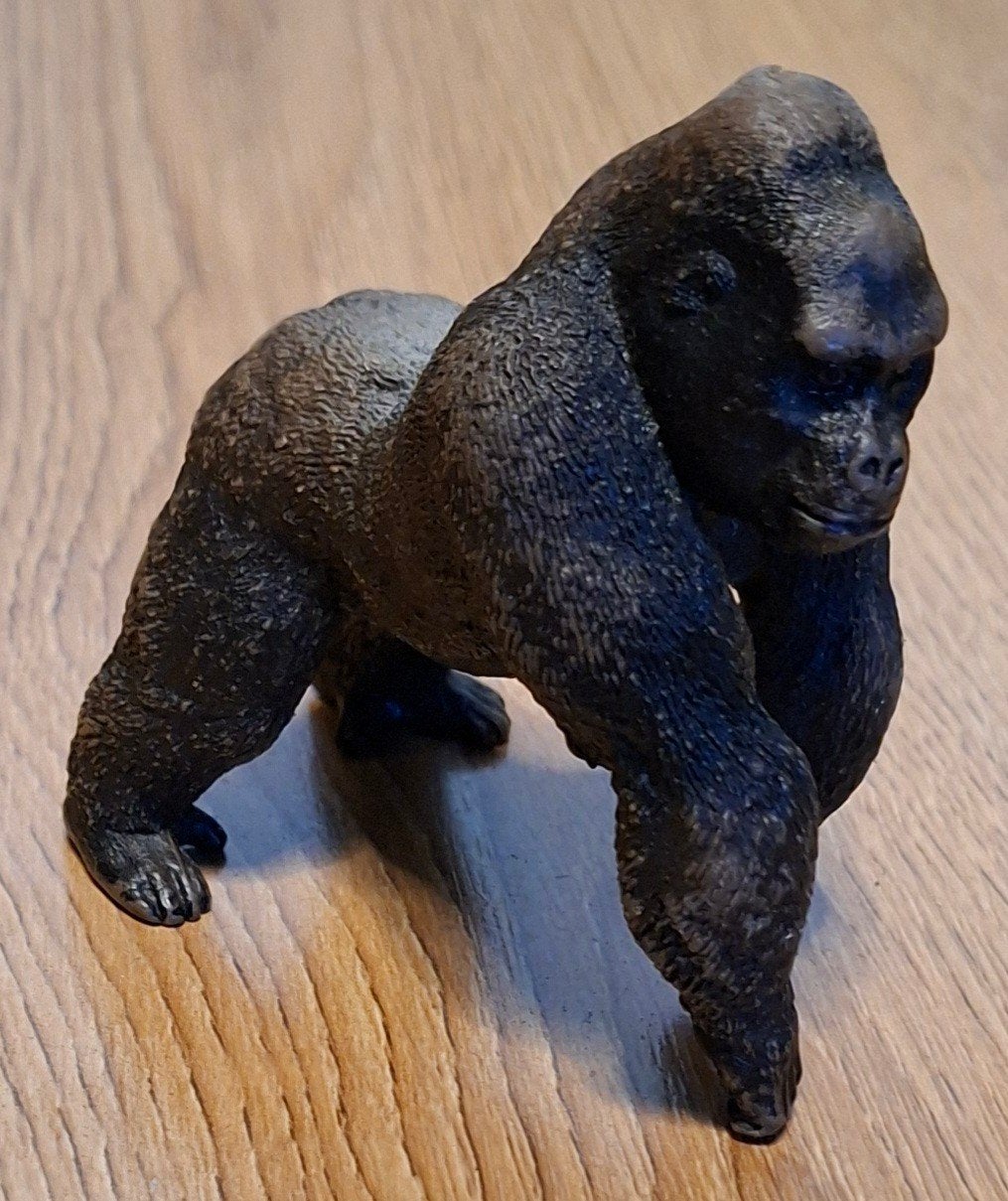 schleich gorilla, Ophalen of Verzenden, Zo goed als nieuw, Paard, Beeldje of Figuurtje