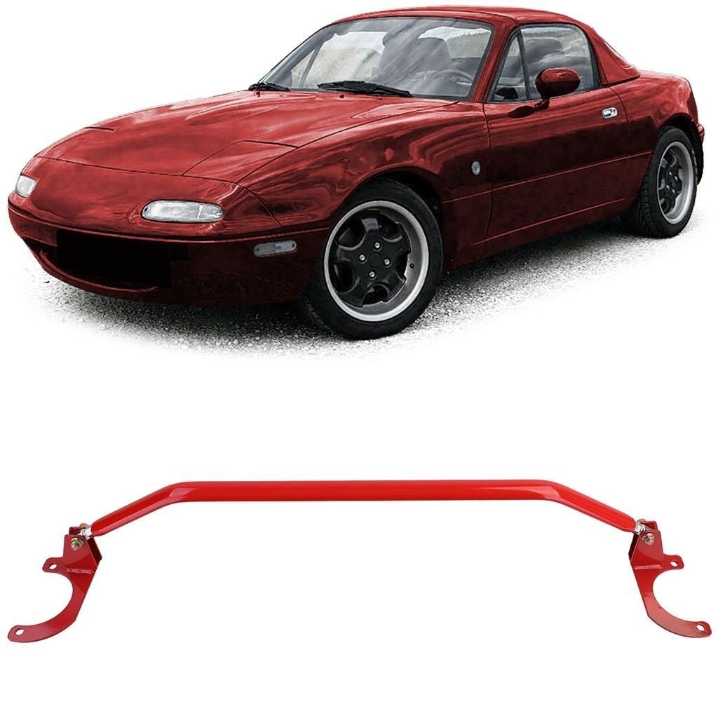 Aluminium Veerpootbrug Voor Mazda MX5 NA NB Rood, Auto diversen, Verzenden, Automotive Parts, A.parts@hotmail.nl, Trasmolenlaan 12 3447 GZ Woerden