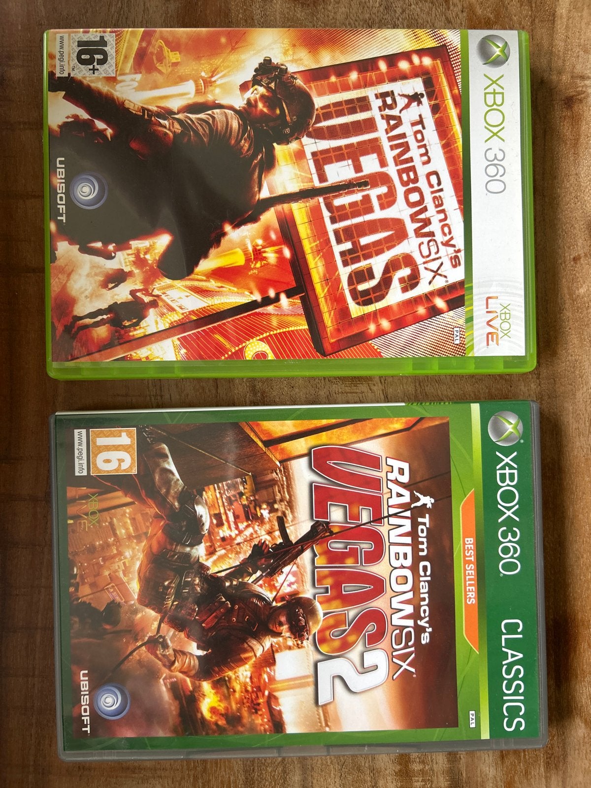 Tom Clancy's Rainbow Six Vegas 1 & 2 Xbox 360, Online, Shooter, Ophalen of Verzenden, Zo goed als nieuw