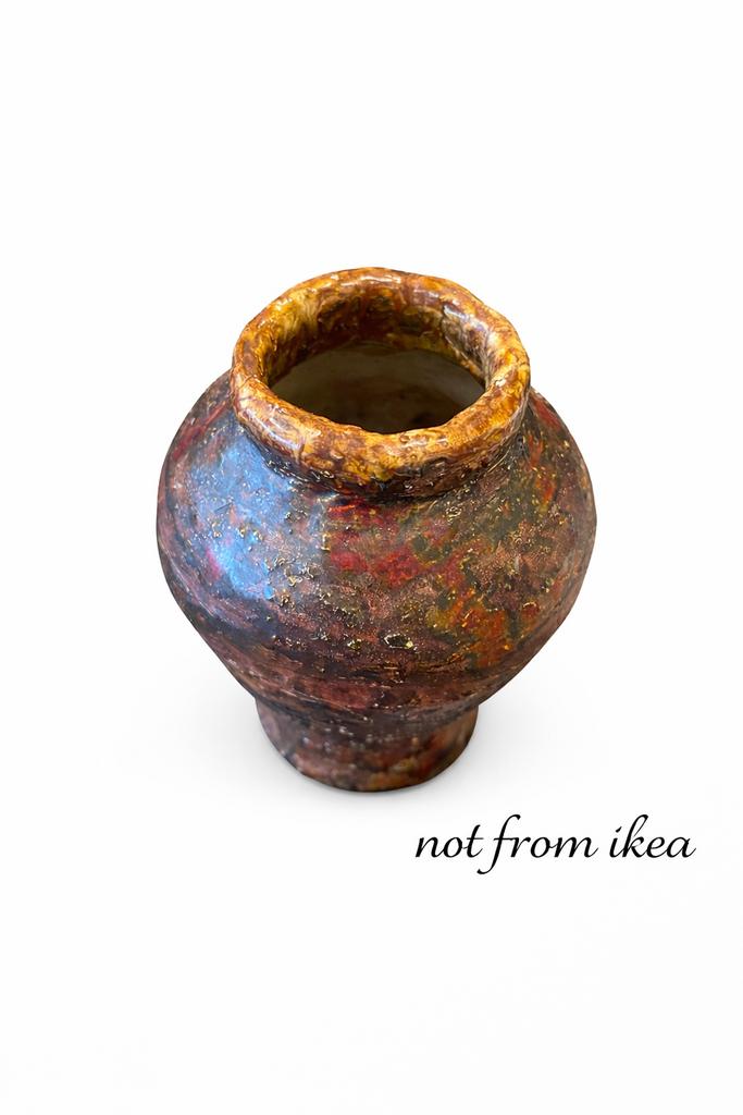 Handgemaakte keramiek vaas – art pottery, Ophalen of Verzenden