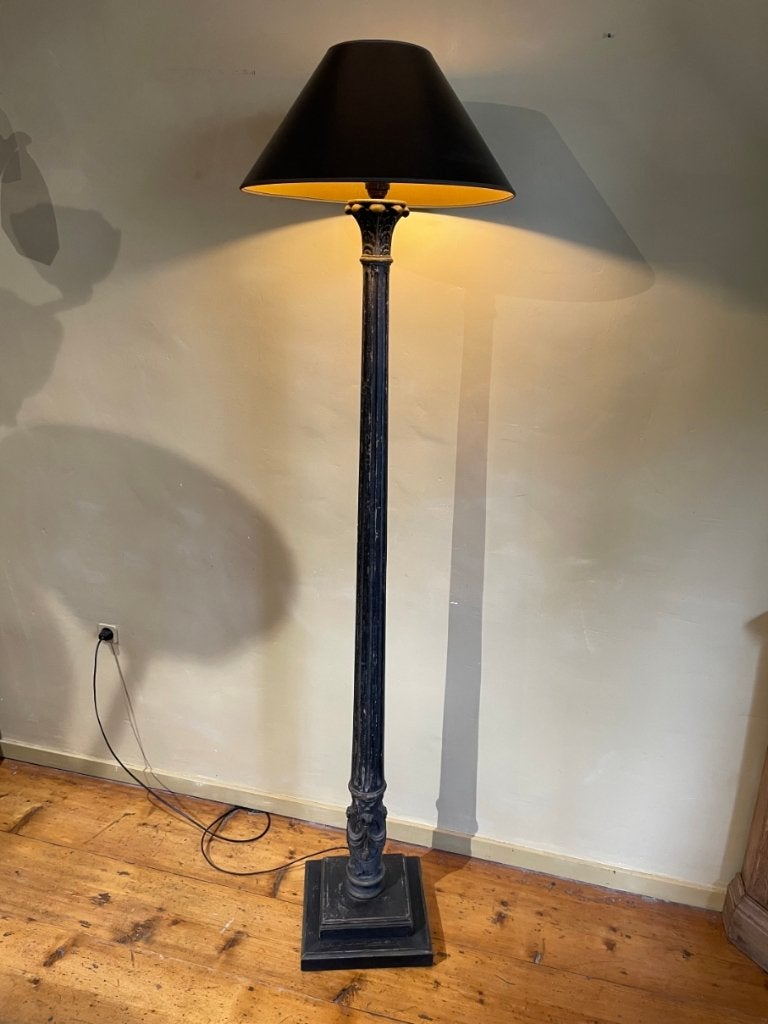 Staande Schemerlamp Vloerlamp Landelijk antiek Frans, Antiek en Kunst, Ophalen