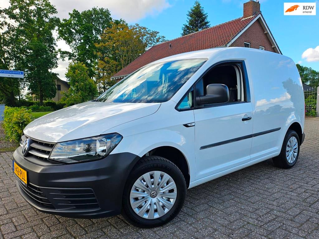 Volkswagen Caddy 1.2 TSI met Airco, Zijdeur & Elektr. Pakket, Voorwielaandrijving, Stof, Gebruikt, Euro 6