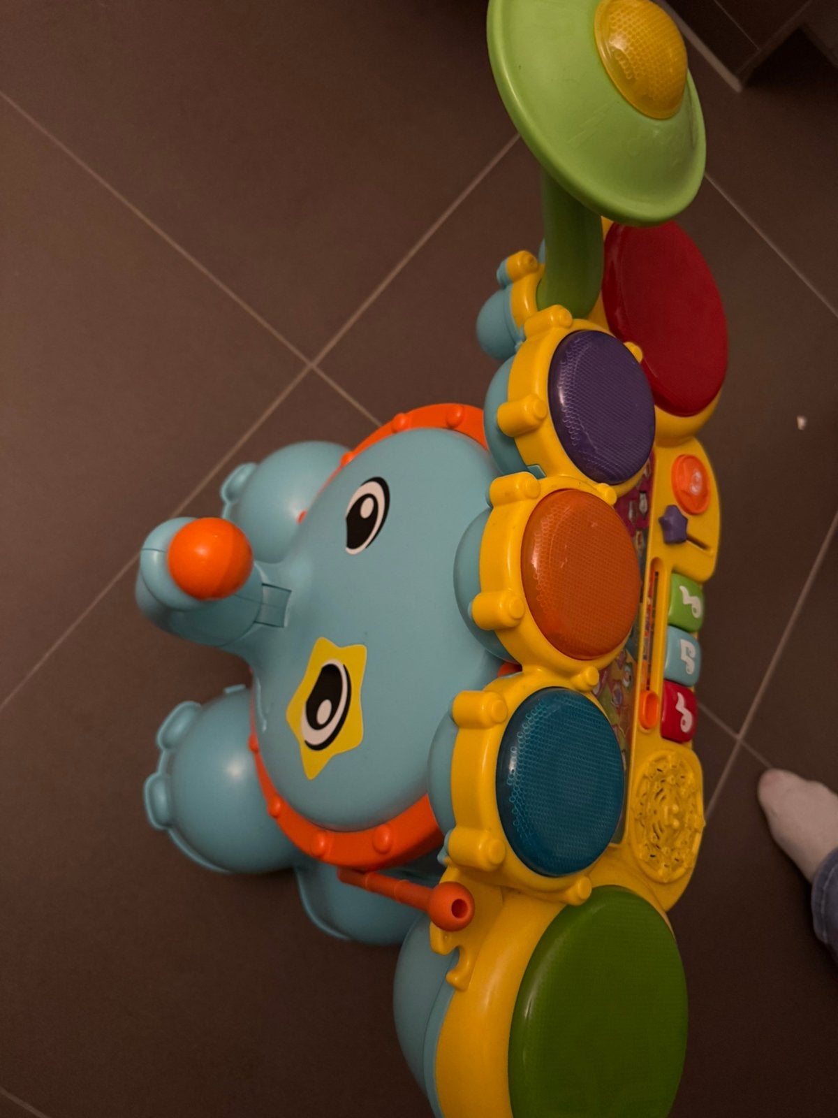 Vtech drumstel olifant, Ophalen of Verzenden, Zo goed als nieuw, 6 maanden tot 2 jaar