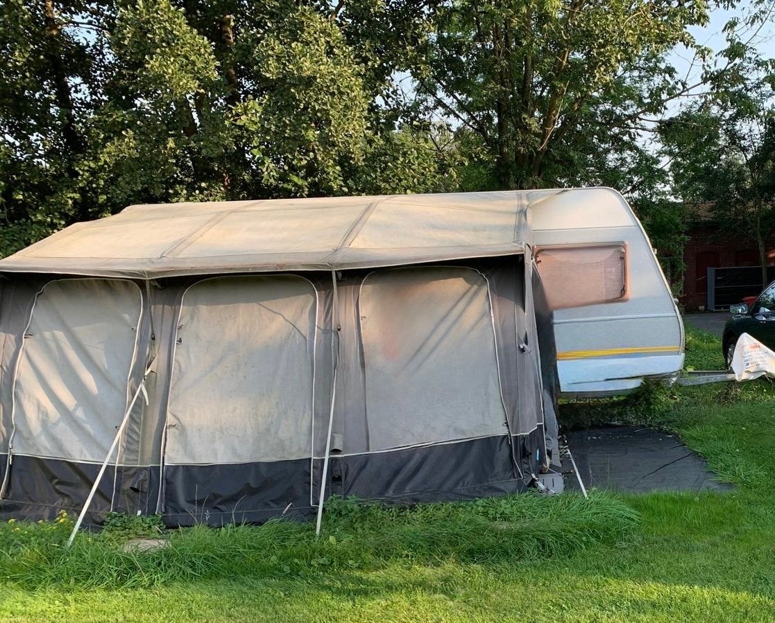 Kampa Ace AIR All Season 400 opblaas voortent, Ophalen, Gebruikt, Polyester, Kampa Dometic