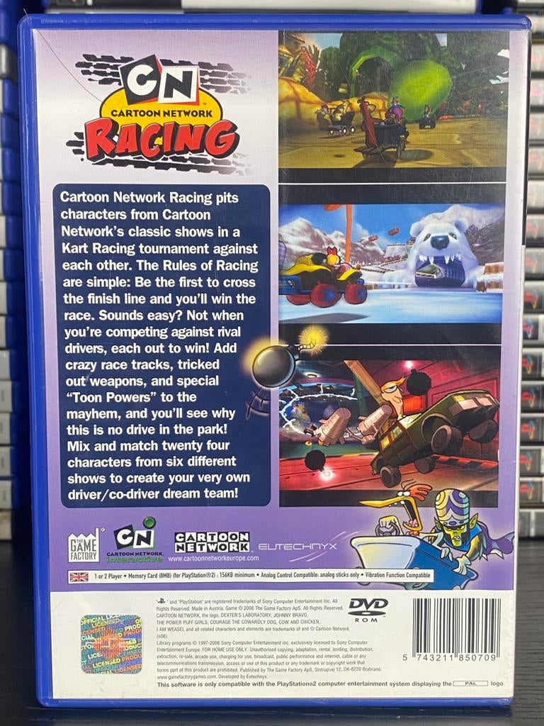 Cartoon Network Racing - PS2 PlayStation 2 Game - Compleet, Gekoppelde computers, Racen en Vliegen, 2 spelers, Ophalen of Verzenden