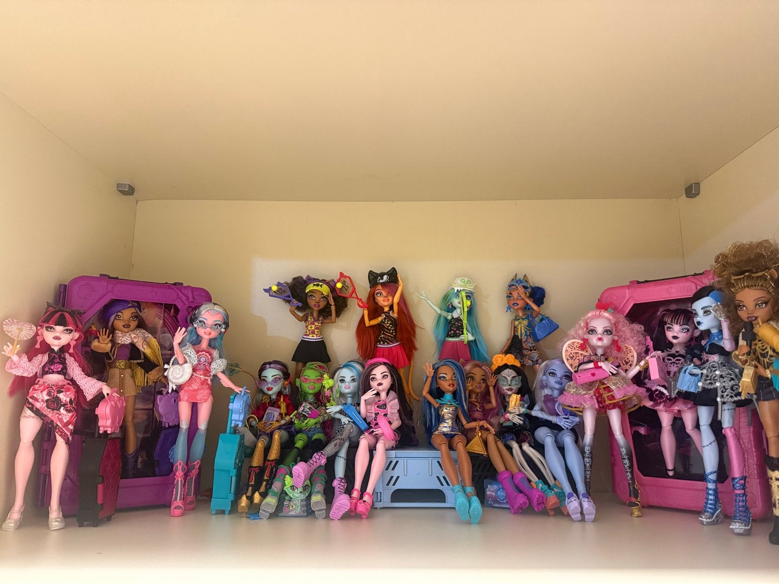 Grote collectie Monster High poppen - 20 stuks!, Verzamelen, Poppen, Ophalen of Verzenden, Gebruikt, Fashion Doll