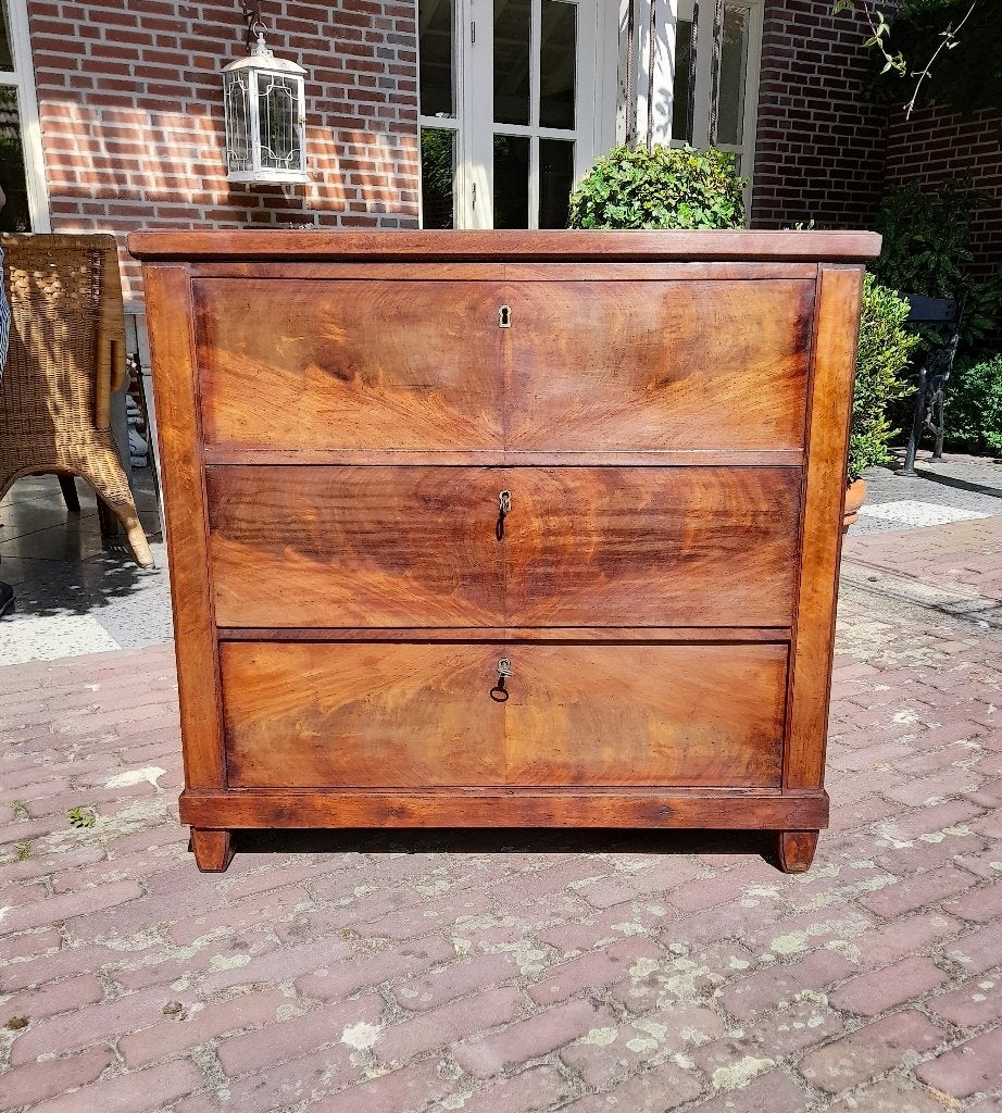 Antieke Engelse commode ladenkast, Huis en Inrichting, Gebruikt, 3 of 4 laden, Antiek Engels, Minder dan 100 cm