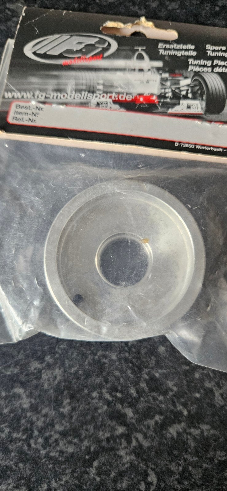 alu meenemer met extra pin er in voor de fg, Ophalen of Verzenden