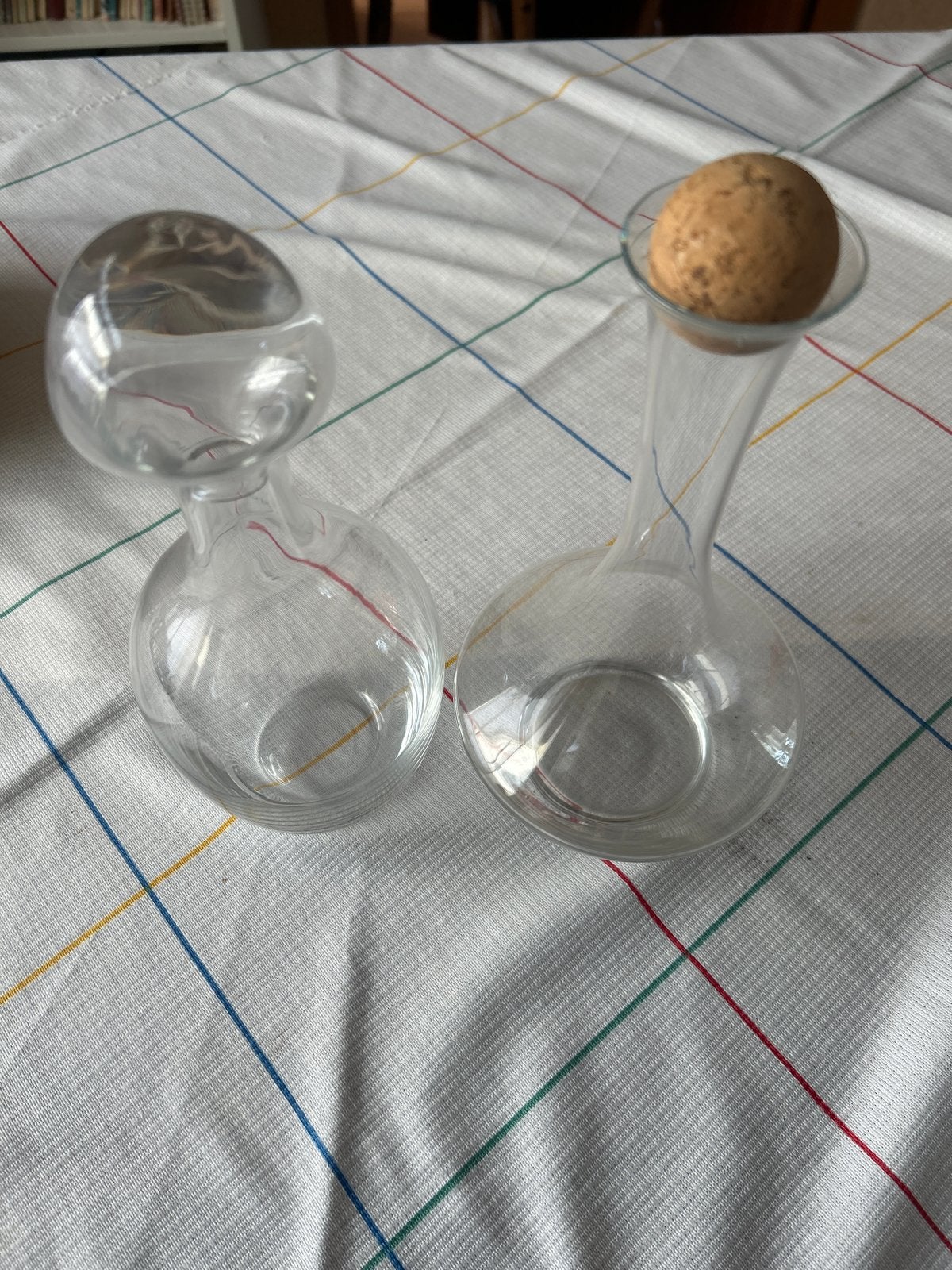 Set van twee karaffen: water/wijn en decanteer karaf, Ophalen