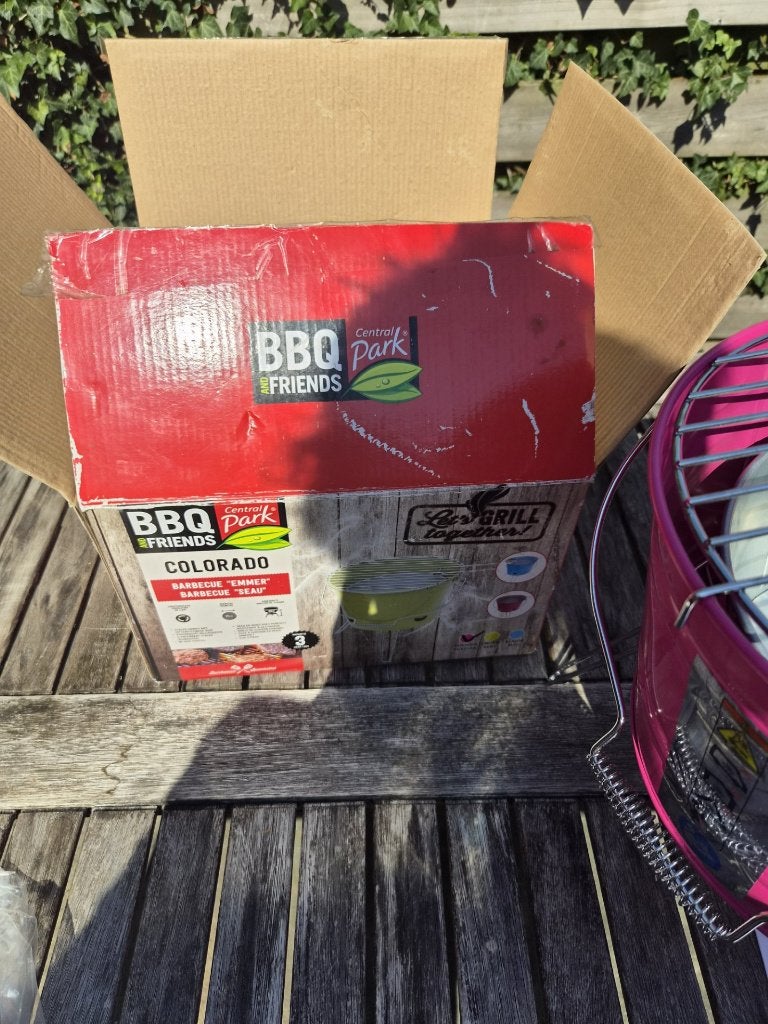 Central Park Colorado BBQ Emmer - Draagbare Barbecue, Ophalen of Verzenden, Nieuw, Central Park, Met accessoires