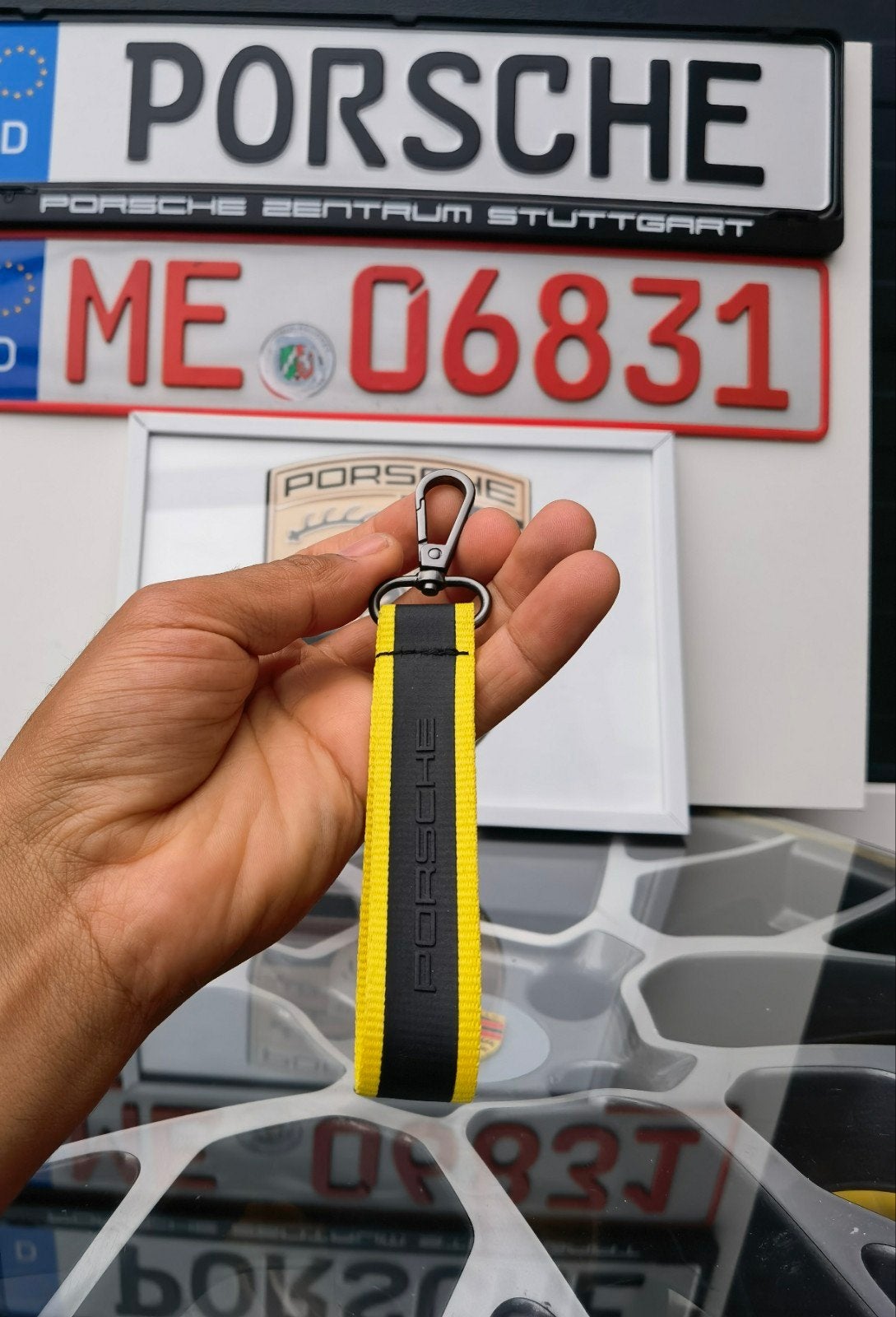 nieuw origineel porsche sleutelhanger, Verzamelen, Sleutelhangers, Ophalen of Verzenden, Nieuw, Merk