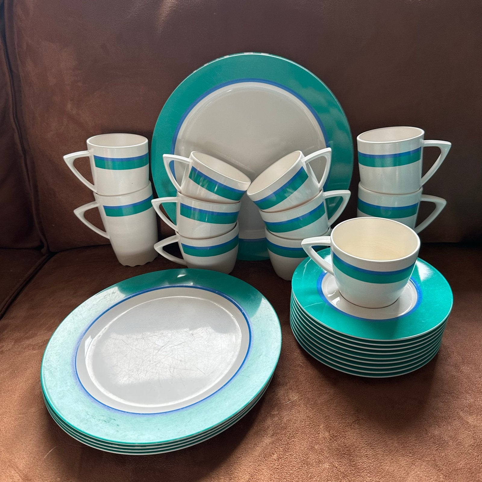 Vintage Mepal melamine servies, Kunststof, Gebruikt, Mepal, Vintage