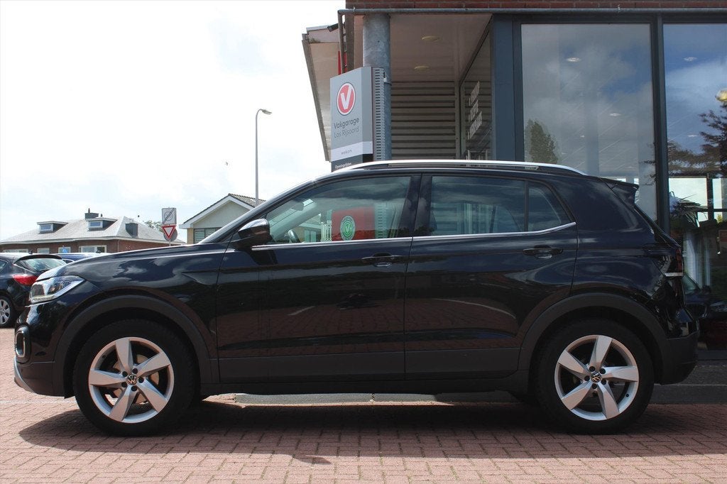 VOLKSWAGEN T-Cross 1.0 TSI Aut. *Style* | Carplay | Adaptive, Auto's, Volkswagen, Gebruikt, Leder en Stof, Zwart, Origineel Nederlands