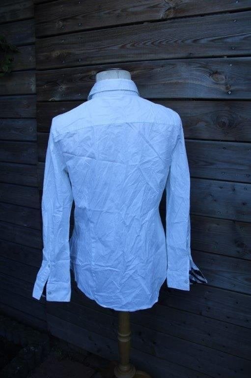 Blouse offwhite/ zwart Burberry mt 46IT (eu 40) Vaste Prijs, Maat 38/40 (M), Wit, Ophalen of Verzenden, Zo goed als nieuw
