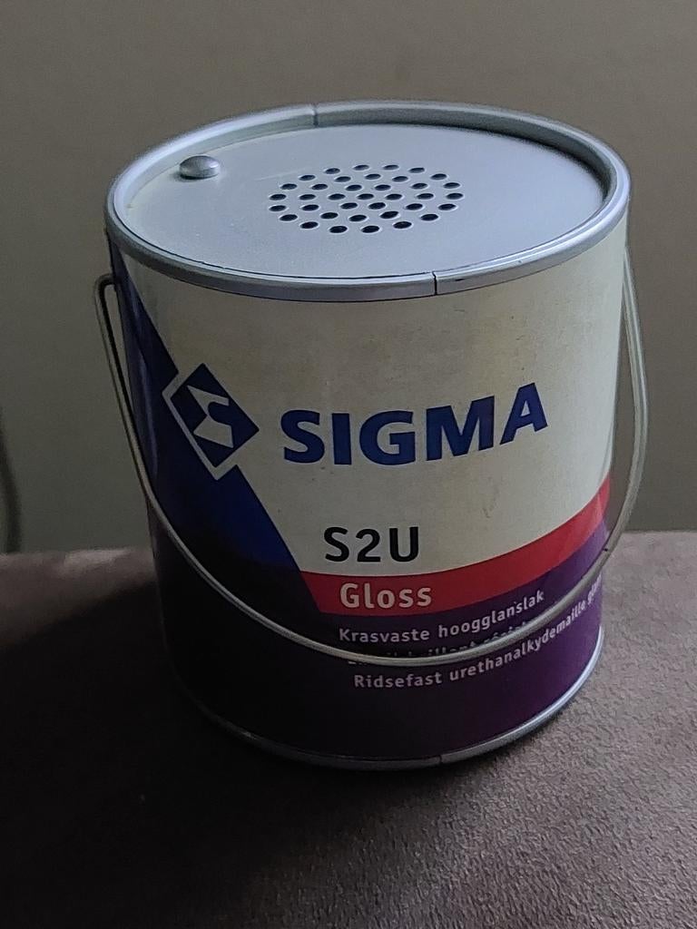Radio blikvorm sigma lak, Verzamelen, Ophalen of Verzenden, Gebruikt