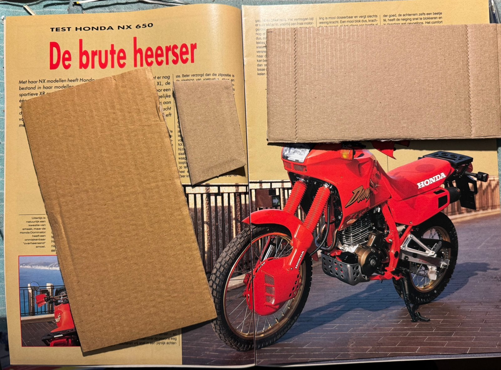 Test Honda NX650 Dominator, Verzenden, Zo goed als nieuw, Motoren