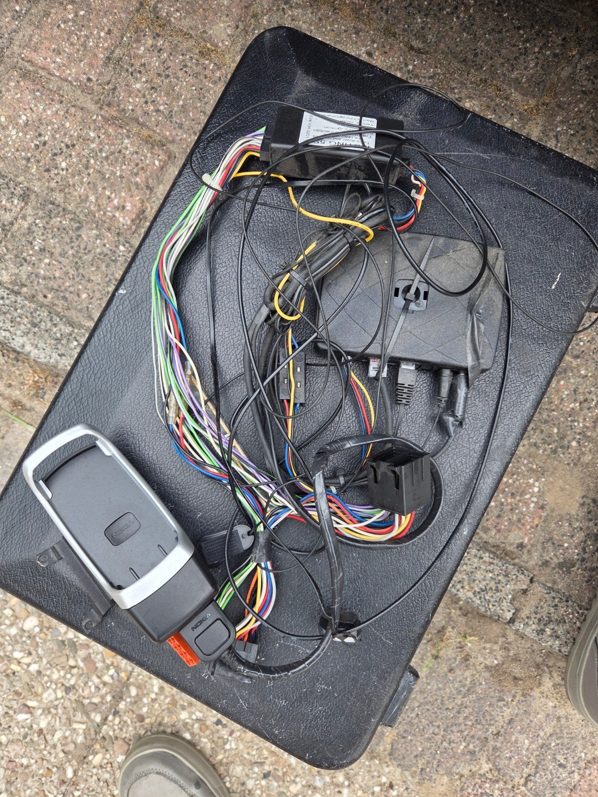 Nokia carkit compleet uit VW Golf 4 voor de liefhebber, Telecommunicatie, Carkits, Ophalen of Verzenden, Complete carkit, Nokia