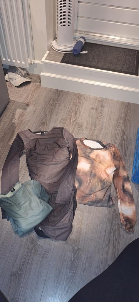 Shein Mesh Jurken & Top - Maat XXS, Bruin, Ophalen of Verzenden, Maat 34 (XS) of kleiner, Gedragen