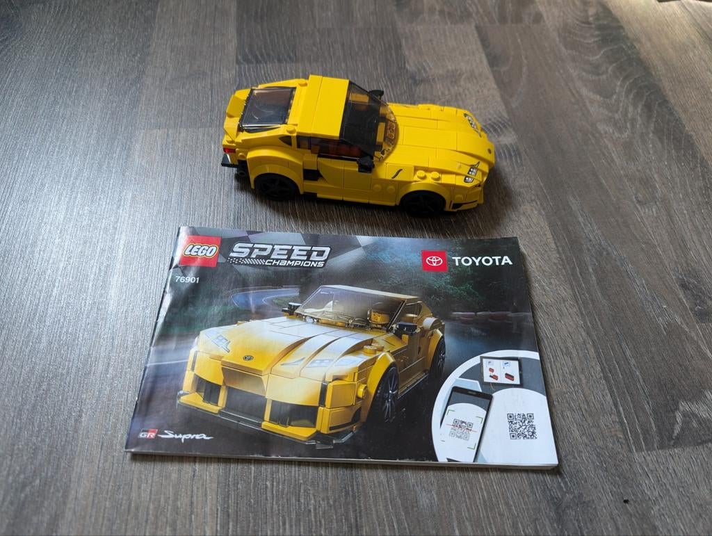 LEGO Speed Champions Toyota GR Supra (76901), Lego, Compleet, Zo goed als nieuw, Complete set