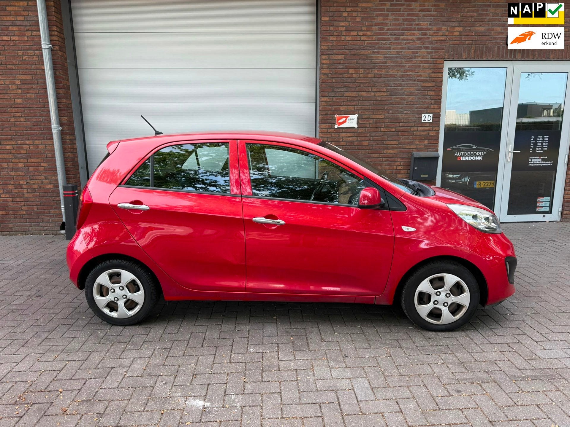 Kia Picanto 1.0 CVVT BusinessLine|AIRCO|NIEUWE APK, Voorwielaandrijving, Euro 5, Stof, Gebruikt