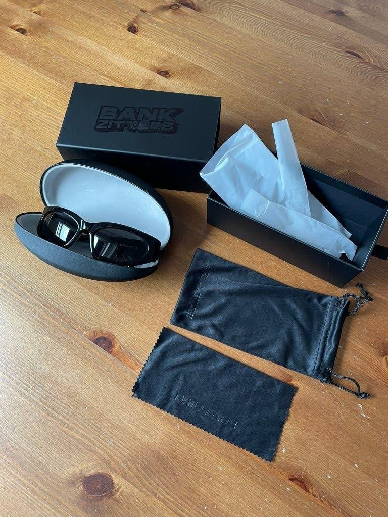 Bankzitters Brilletje Nieuw Zwart, Overige merken, Zonnebril, Zwart, Nieuw