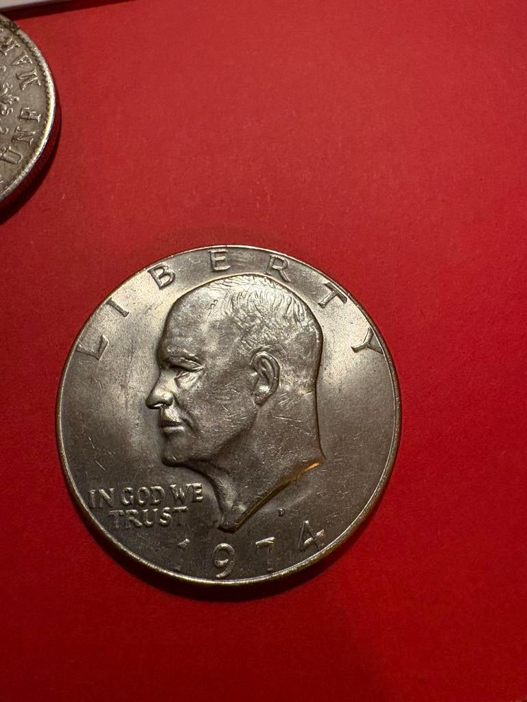 1 dollar zilver 1974, Ophalen of Verzenden