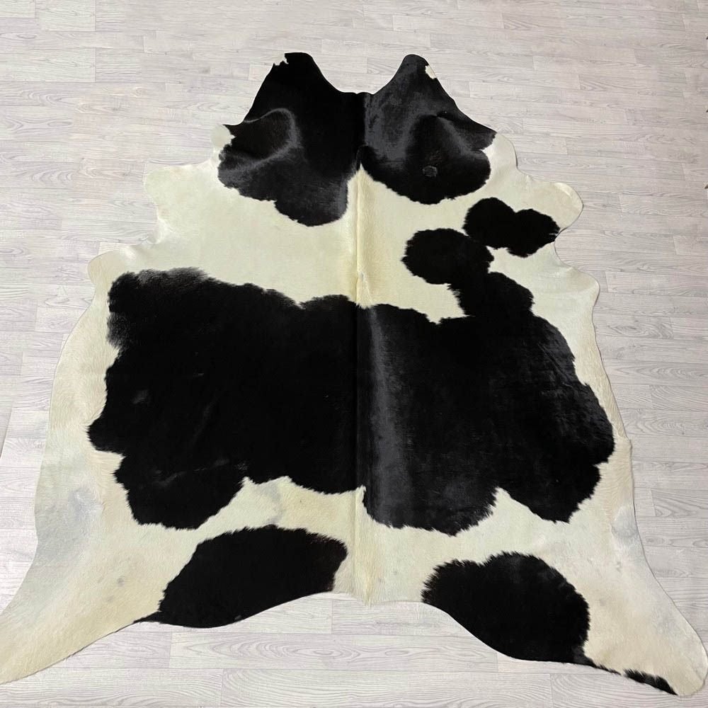 Koeienhuid zwart creme 255x225cm XL | Lederstore, Landelijk, modern, Scandinavisch, industrieel, 200 cm of meer, Overige vormen