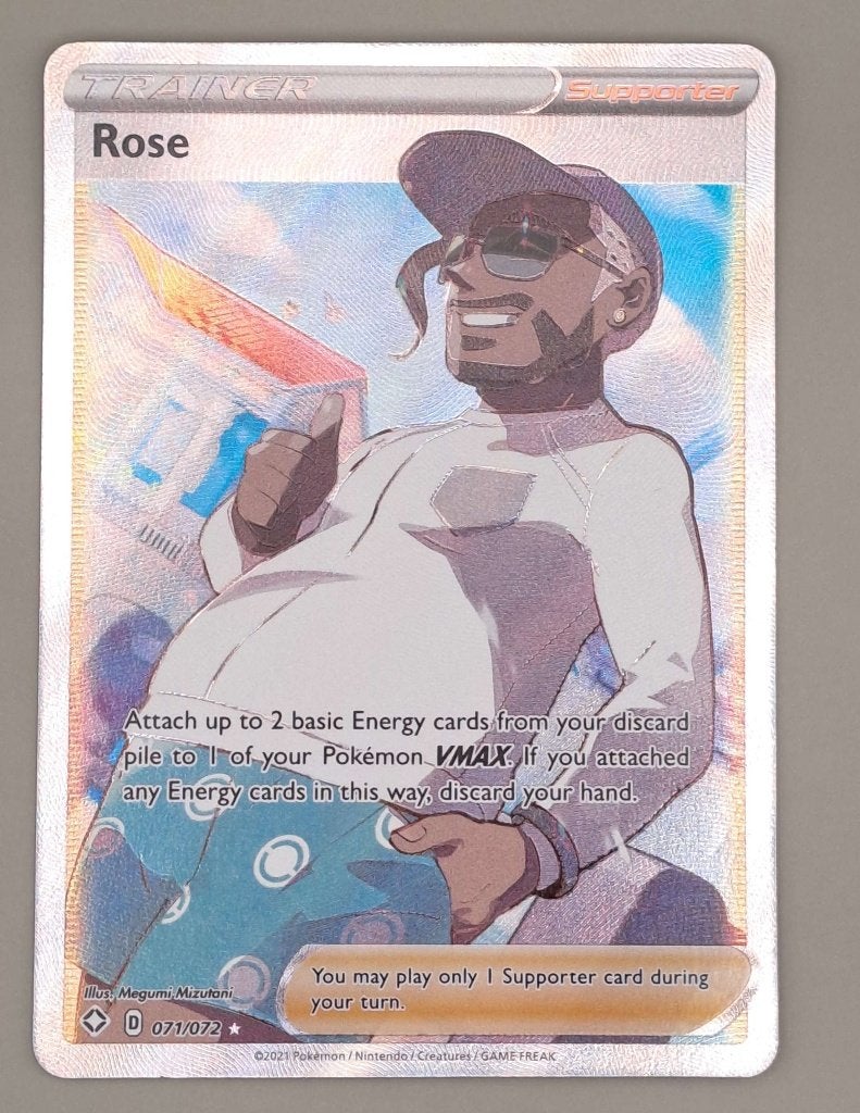 Rose SHF 071, Ophalen of Verzenden, Zo goed als nieuw, Losse kaart, Foil