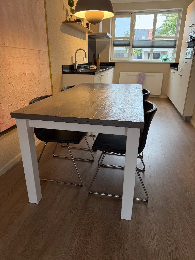 Eettafel, Ophalen, Gebruikt, 50 tot 100 cm, 150 tot 200 cm